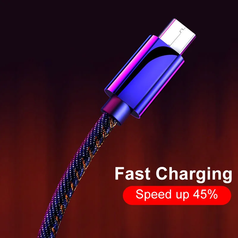 Denim Braided Micro Usb Mobile Phone Cable Fast Charging For Xiaomi Redmi Note 5 Pro 4 Reversible Micro Usb Charger Data Cable
Denim Braided Micro Usb Mobile Phone Cable Fast Charging For Xiaomi Redmi Note 5 Pro 4 Reversible Micro Usb Charger Data Cable