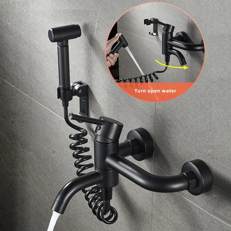 Black Toilet Portable Bidet Shower head Handheld Bidet sprayer set With 150mm distance Hot and Cold Water Mixer valve faucet
Black Toilet Portable Bidet Shower head Handheld Bidet sprayer set With 150mm distance Hot and Cold Water Mixer valve faucet