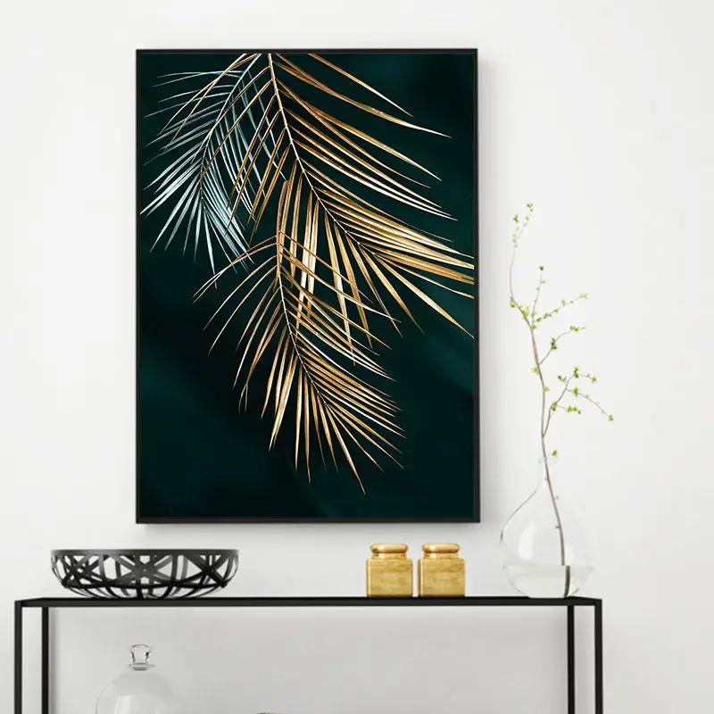 Modern Abstract Art Golden Leaves Canvas Prints Poster For Living Room Decoration Green Plant Mural Wall Art Picture Home Decor
Modern Abstract Art Golden Leaves Canvas Prints Poster For Living Room Decoration Green Plant Mural Wall Art Picture Home Decor