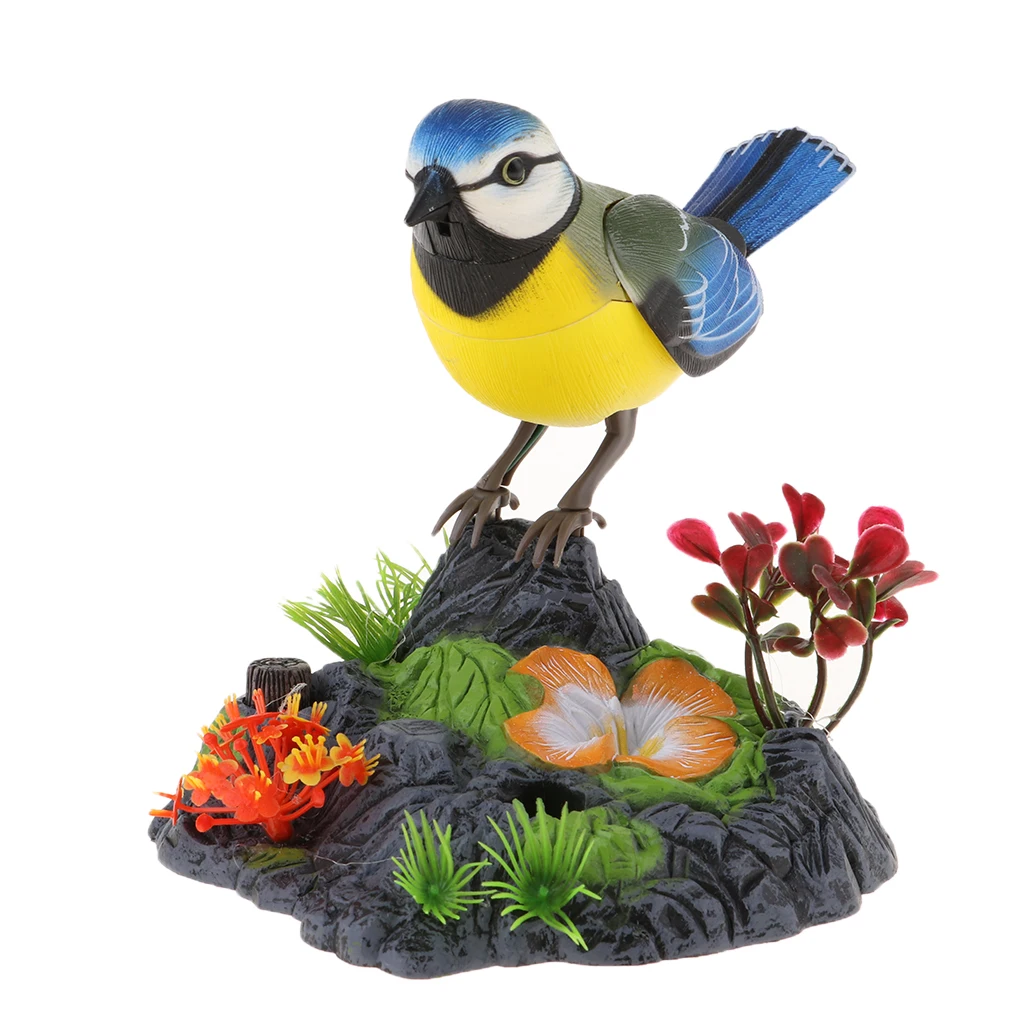 Singing Chirping Bird Toy in Stump Sound Activated Realistic Sparrow with Sweet
Singing Chirping Bird Toy in Stump Sound Activated Realistic Sparrow with Sweet