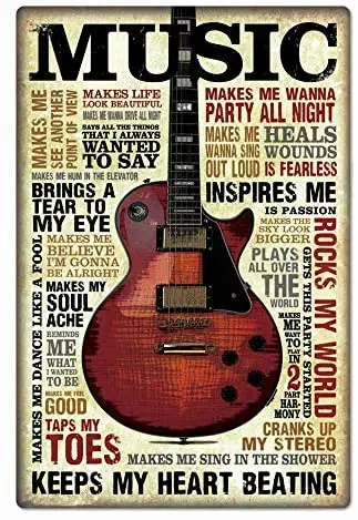 Original Retro Design Music Rock Tin Metal Signs Wall Art | Thick Tinplate Print Poster Wall Decoration
Original Retro Design Music Rock Tin Metal Signs Wall Art | Thick Tinplate Print Poster Wall Decoration