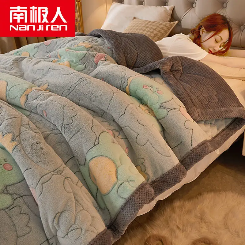 Blanket Quilt Thickened Flange Lamb Coral Velvet Winter Canopy Blanket Spring And Autumn Bed Single Student Dormitory
Blanket Quilt Thickened Flange Lamb Coral Velvet Winter Canopy Blanket Spring And Autumn Bed Single Student Dormitory