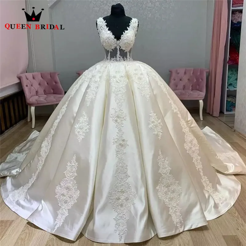 Бальное платье, пышное свадебное платье, с длинным шлейфом, атласная Кружевная аппликация, роскошные, реальные фотографии, свадебные платья...
Бальное платье, пышное свадебное платье, с длинным шлейфом, атласная Кружевная аппликация, роскошные, реальные фотографии, свадебные платья...