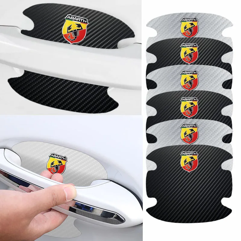 4pcs Car Door Handle Protection Film Car Stripe Sticker for Abarth 500 FR Punto Tipo Palio Pondo Stilo Ducato Bravo Accessories
4pcs Car Door Handle Protection Film Car Stripe Sticker for Abarth 500 FR Punto Tipo Palio Pondo Stilo Ducato Bravo Accessories