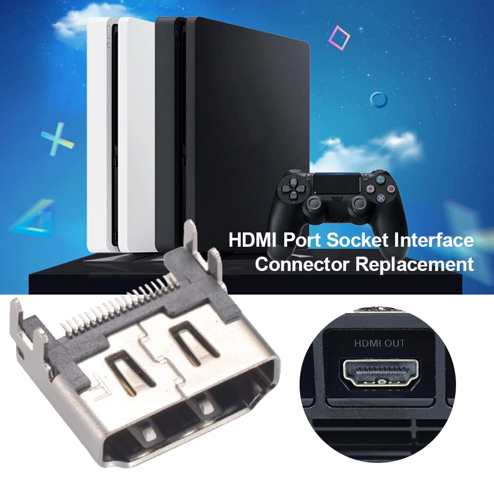 High Quality HDMI Port Socket Interface Connector Repair Part Replacement For Sony PS4 Playstation 4 Console Screwdriver Regular
High Quality HDMI Port Socket Interface Connector Repair Part Replacement For Sony PS4 Playstation 4 Console Screwdriver Regular