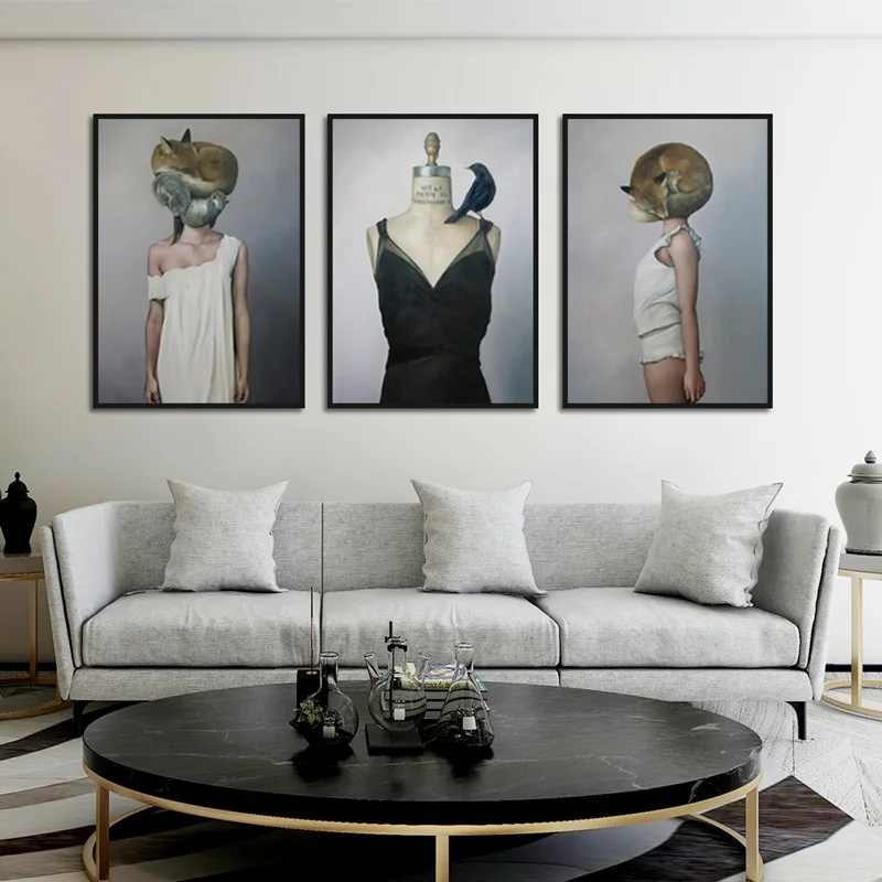 Modern Canvas Painting Abstract Girl Living Room Sofa Background Wall Decoration Feather Girl Poster Nordic Style Hanging Pictur
Modern Canvas Painting Abstract Girl Living Room Sofa Background Wall Decoration Feather Girl Poster Nordic Style Hanging Pictur