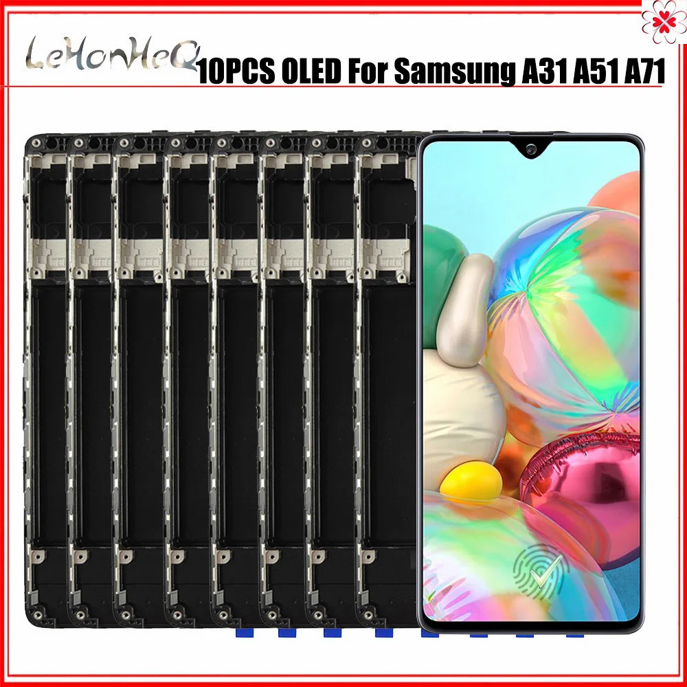 ЖК-дисплей с распознаванием отпечатков пальцев для Samsung Galaxy A31 A71 A51, дисплей с сенсорным экраном OLED в сборе, рамка ЖК-дисплея A315 A515F A715, в парти...
ЖК-дисплей с распознаванием отпечатков пальцев для Samsung Galaxy A31 A71 A51, дисплей с сенсорным экраном OLED в сборе, рамка ЖК-дисплея A315 A515F A715, в парти...