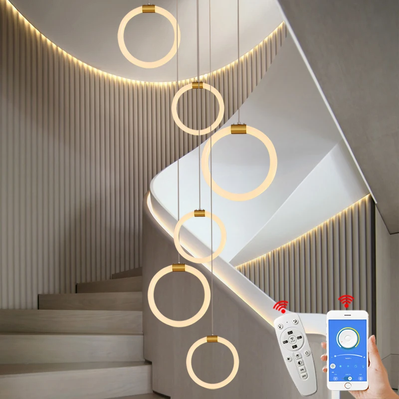 NEO Gleam Gold Plated 360 Glow Modern Led Chandelier for project Stair villa home deco Chandelier fixtures Dimmable RC With APP
NEO Gleam Gold Plated 360 Glow Modern Led Chandelier for project Stair villa home deco Chandelier fixtures Dimmable RC With APP