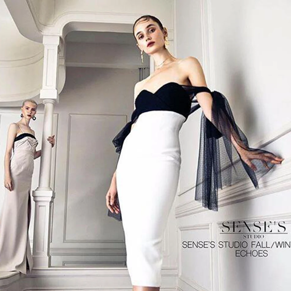 High Quality 2020 Fall Sexy Off Shoulder Backless Lace Stitching Bandage Dress Elegant Women Bodycon Club Party Dress Vestidos
High Quality 2020 Fall Sexy Off Shoulder Backless Lace Stitching Bandage Dress Elegant Women Bodycon Club Party Dress Vestidos