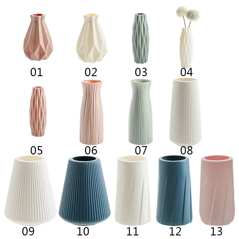 Nordic Style Flower Basket Plastic Vase Imitation Ceramic Large Hydroponic Green Dill Bamboo Vase Flower Pot Home Decoration
Nordic Style Flower Basket Plastic Vase Imitation Ceramic Large Hydroponic Green Dill Bamboo Vase Flower Pot Home Decoration