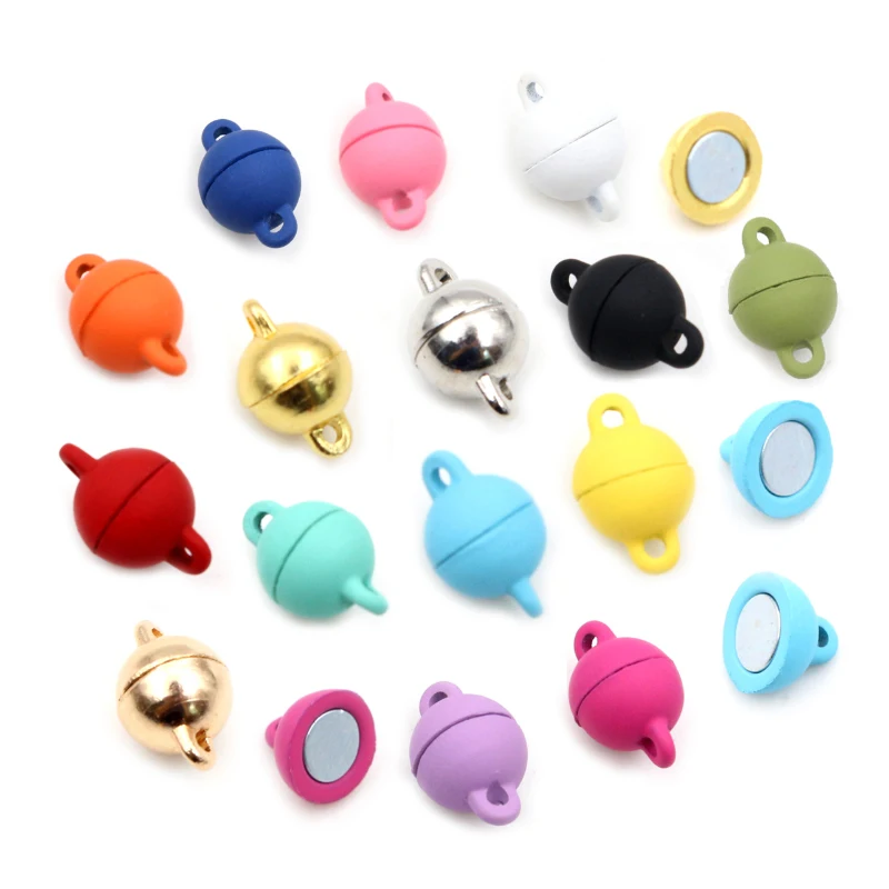 5 Sets Round/Heart Shaped Magnetic Connected Clasps Beads Charms End Caps for DIY Couple Bracelet Necklace Making Jewelry
5 Sets Round/Heart Shaped Magnetic Connected Clasps Beads Charms End Caps for DIY Couple Bracelet Necklace Making Jewelry