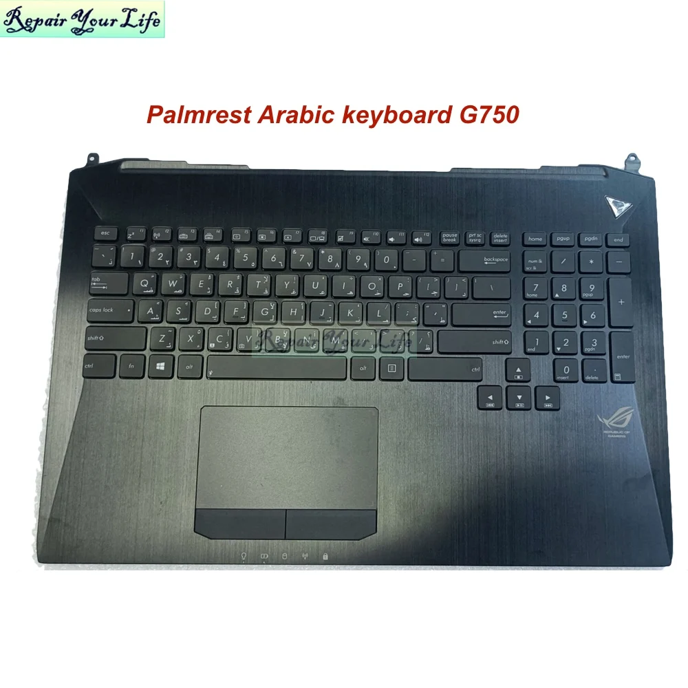 Palmrest Keyboard for ASUS ROG G750 G750jw G750JH G750JM G750JS G750JX Top Case Upper Cover TouchPad 13n0-p4a0121 13nb00m1am0121
Palmrest Keyboard for ASUS ROG G750 G750jw G750JH G750JM G750JS G750JX Top Case Upper Cover TouchPad 13n0-p4a0121 13nb00m1am0121