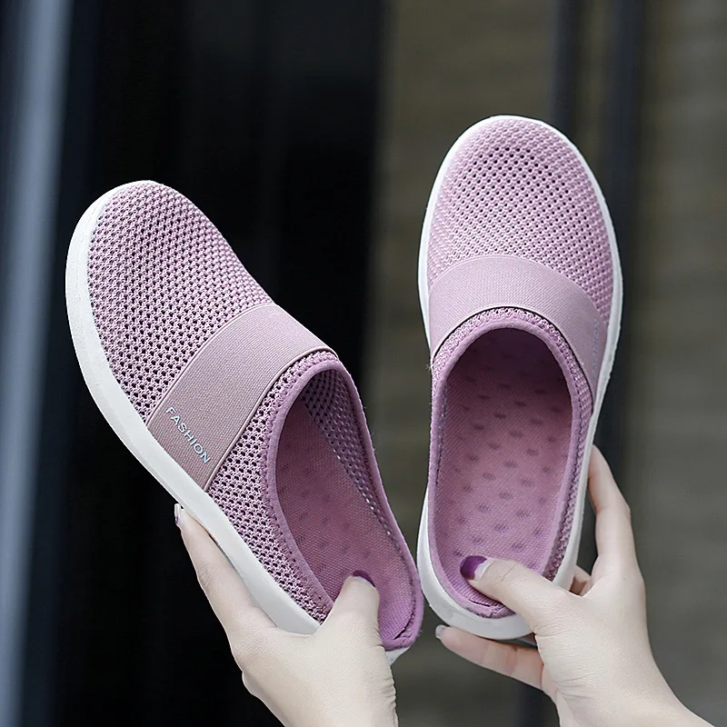 Half Slippers Female 2021Summer Korean Version Half Slippers Female No Heel One-step Women's Shoes Casual Comfortable Lazy Shoes
Half Slippers Female 2021Summer Korean Version Half Slippers Female No Heel One-step Women's Shoes Casual Comfortable Lazy Shoes