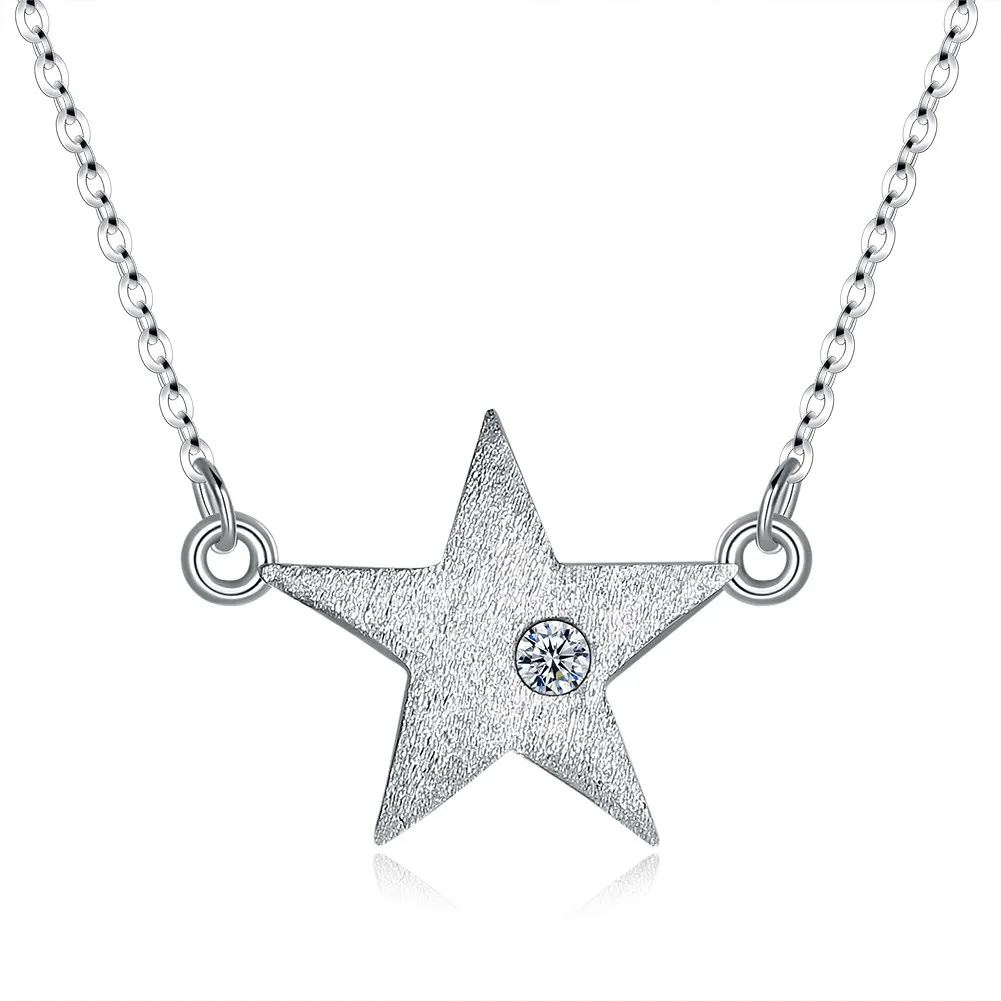 AAA+ Crystal 925 Sterling Silver Necklace Fine Charm Star Pendant Necklace For Women Genuine Silver Wedding Party Jewelry Gift
AAA+ Crystal 925 Sterling Silver Necklace Fine Charm Star Pendant Necklace For Women Genuine Silver Wedding Party Jewelry Gift