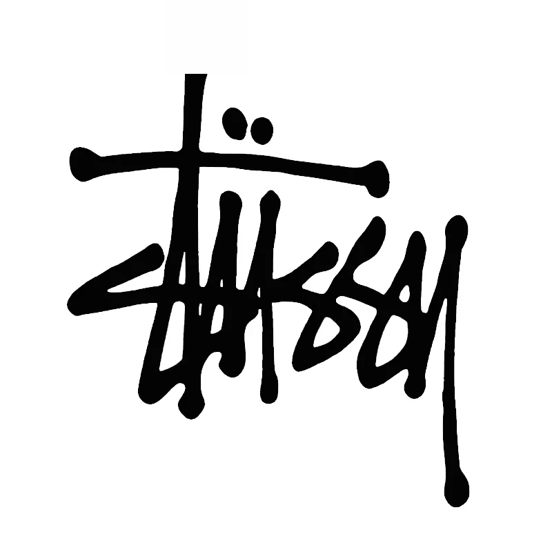 14cm*12cm Car Sticker Art Pen Word Stussy Logo PVC Car Decoration Accessories Sticker Creative Waterproof Sunscreen Black/white
14cm*12cm Car Sticker Art Pen Word Stussy Logo PVC Car Decoration Accessories Sticker Creative Waterproof Sunscreen Black/white