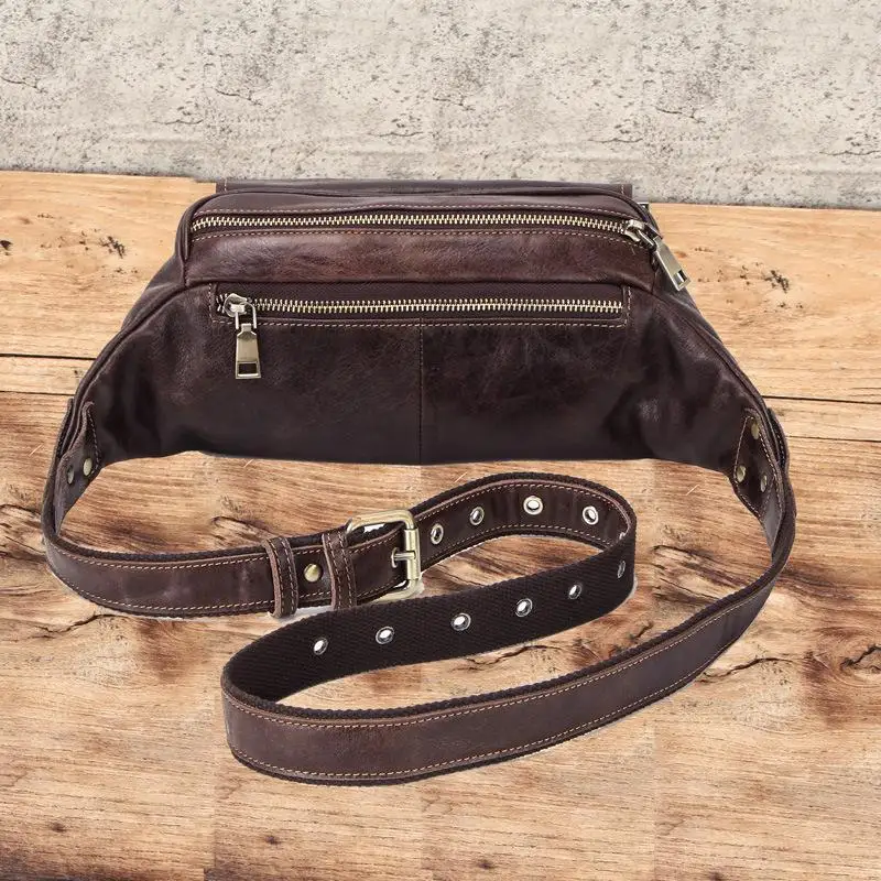 Genuine Leather Men Waist Casual Cigarette Case Pouch Cowhide Male Sports Mobile Phone Fashion Men's Chest Bag High Quality 2021
Genuine Leather Men Waist Casual Cigarette Case Pouch Cowhide Male Sports Mobile Phone Fashion Men's Chest Bag High Quality 2021