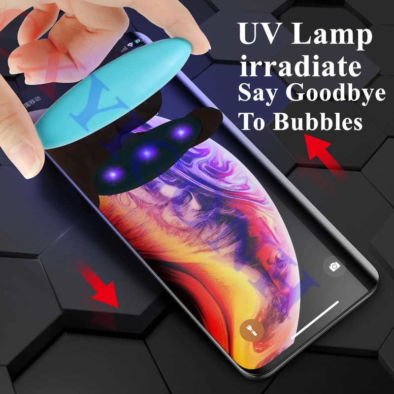 3D UV Full Liquid Adhesive Screen Protector For iPhone 11 12 Mini Pro Tempered Glass Max X XR XS 6 6s 7 8 Plus Screen Protector
3D UV Full Liquid Adhesive Screen Protector For iPhone 11 12 Mini Pro Tempered Glass Max X XR XS 6 6s 7 8 Plus Screen Protector