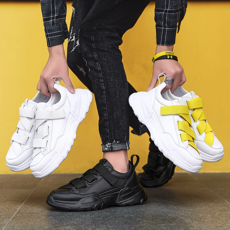 2020 New Sneakers Men Breathable Elastic Band Design Running Shoes Plus Size 39-45 Designer Shoes Platform Sport Shoes Male
2020 New Sneakers Men Breathable Elastic Band Design Running Shoes Plus Size 39-45 Designer Shoes Platform Sport Shoes Male