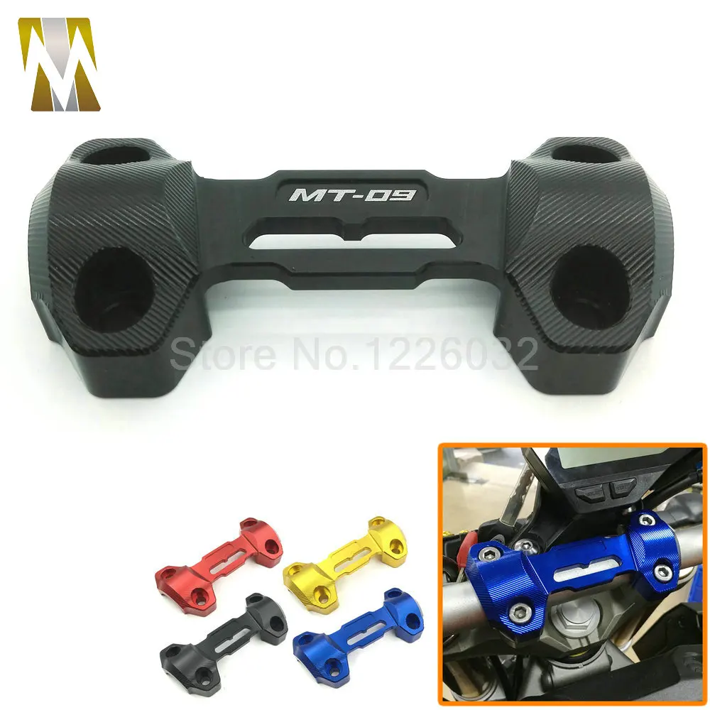 Motocross motorcycle CNC Handlebar Risers Top Cover Clamp Motorcycle Accessories For Yamaha MT09 FZ9 2013 2014 2015
Motocross motorcycle CNC Handlebar Risers Top Cover Clamp Motorcycle Accessories For Yamaha MT09 FZ9 2013 2014 2015