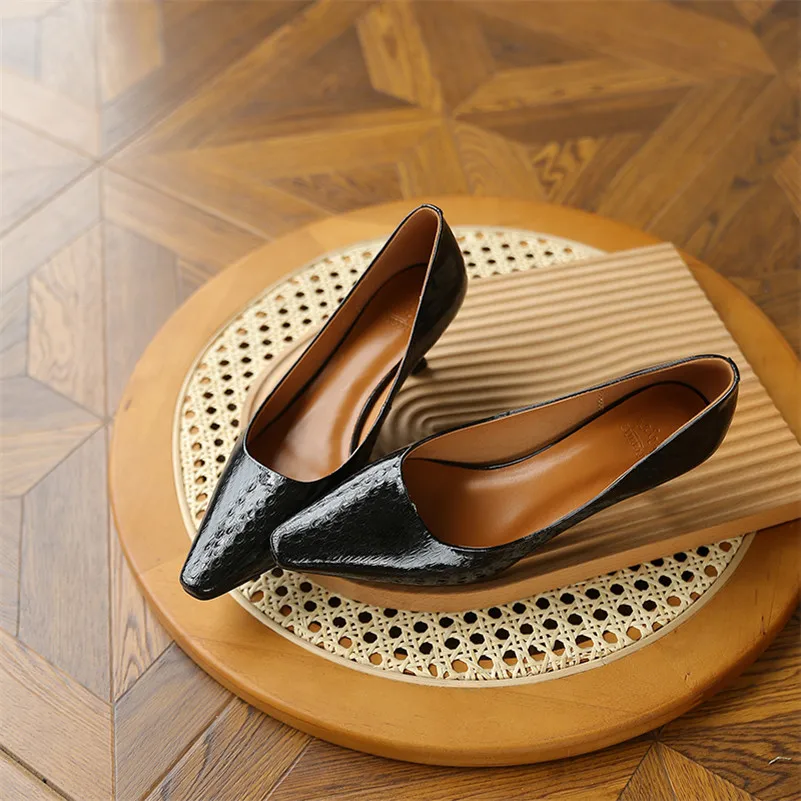 Meotina Pumps Women Natural Genuine Leather Mid Heel Shoes Pointed Toe Office Shoes Shallow Stiletto Heels Ladies Footwear Black
Meotina Pumps Women Natural Genuine Leather Mid Heel Shoes Pointed Toe Office Shoes Shallow Stiletto Heels Ladies Footwear Black