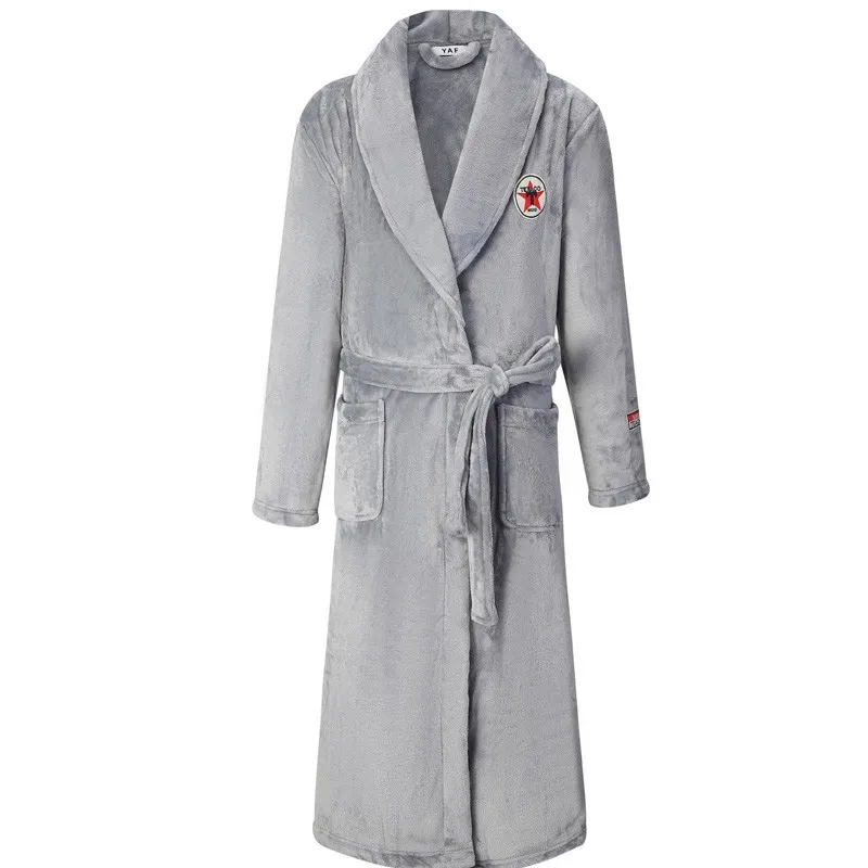 Men Bathrobe Flannel Sleepwear Thicken Kimono Gown Soft Nightwear Casual Coral Fleece Intimate Lingerie Winter Warm Homewear
Men Bathrobe Flannel Sleepwear Thicken Kimono Gown Soft Nightwear Casual Coral Fleece Intimate Lingerie Winter Warm Homewear