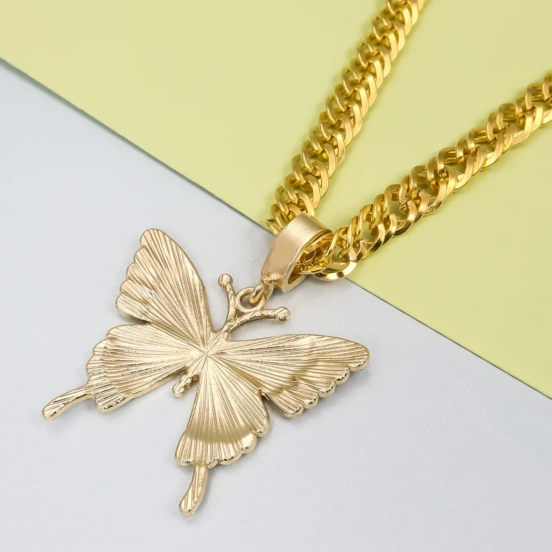 Gold Rhinestone Butterfly Necklace Set Cuban Link Chain Choker Necklace Gifts for Women Butterfly Chains Bling Hip Hop Pendant
Gold Rhinestone Butterfly Necklace Set Cuban Link Chain Choker Necklace Gifts for Women Butterfly Chains Bling Hip Hop Pendant