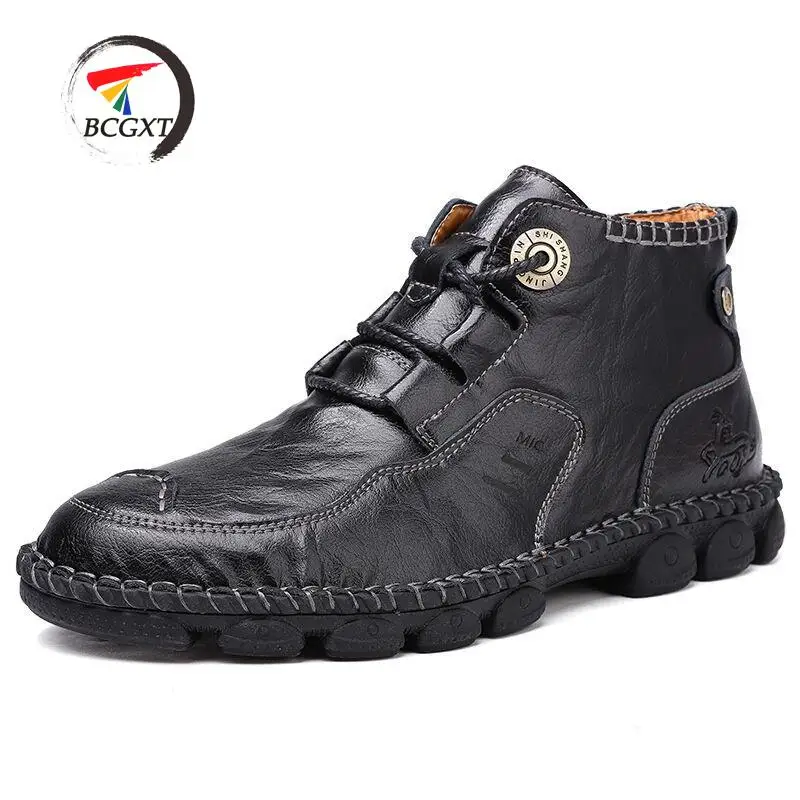BCGXT New Fashion Men Work Boots Genuine Leather Man Ankle Boots Men's boots Spring Autumn Men Shoes Casual Shoes PlusSize 38-48
BCGXT New Fashion Men Work Boots Genuine Leather Man Ankle Boots Men's boots Spring Autumn Men Shoes Casual Shoes PlusSize 38-48