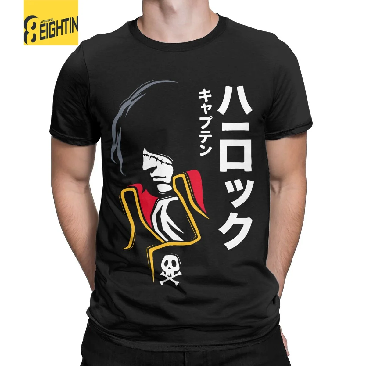 Harlock Jap Space Pirate Captain Harlock Men's T Shirts Novelty Tees Short Sleeve Crewneck T-Shirts Pure Cotton Summer Clothes
Harlock Jap Space Pirate Captain Harlock Men's T Shirts Novelty Tees Short Sleeve Crewneck T-Shirts Pure Cotton Summer Clothes