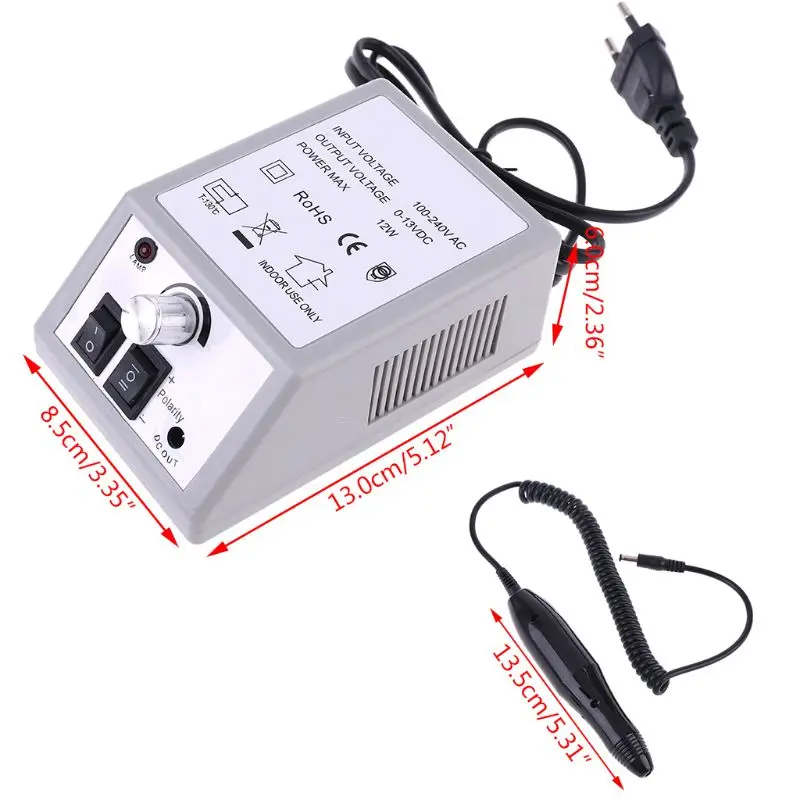 PROFESSIONAL ELECTRIC NAIL FILE DRILL Manicure Tool Pedicure Machine Set kit 
PROFESSIONAL ELECTRIC NAIL FILE DRILL Manicure Tool Pedicure Machine Set kit