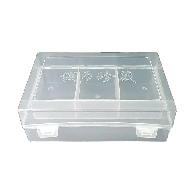 Clear Plastic Storage Box Display Collection Case Protector Organizer for 48pcs 40mm / 45pcs 46mm Direct Fit Coin Capsule Holder
Clear Plastic Storage Box Display Collection Case Protector Organizer for 48pcs 40mm / 45pcs 46mm Direct Fit Coin Capsule Holder