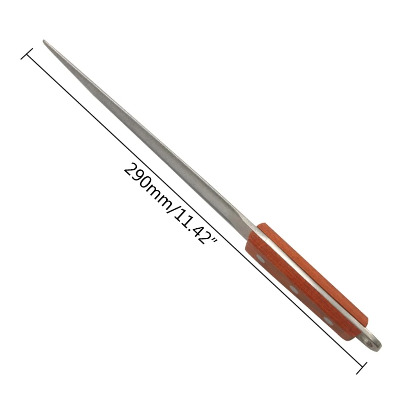 Diamond Professional Knife Sharpener Rod Kitchen Home Hunting Master Hunter Home Gourmet Blade Sharpening Rod or Stick
Diamond Professional Knife Sharpener Rod Kitchen Home Hunting Master Hunter Home Gourmet Blade Sharpening Rod or Stick