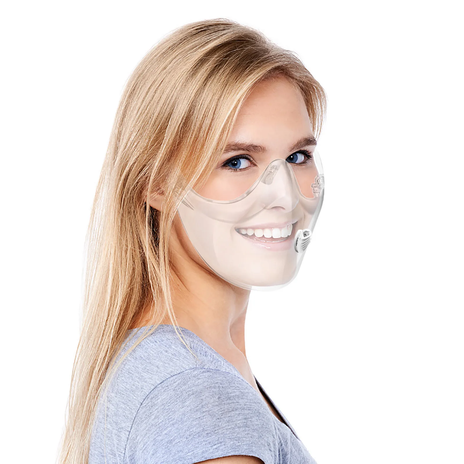 1pcs Anti-pm2.5 Protective Face Mask Transparent Mouth Cover Durable Mask Face Shield Combine Plastic Reusable Clear Face Mask
1pcs Anti-pm2.5 Protective Face Mask Transparent Mouth Cover Durable Mask Face Shield Combine Plastic Reusable Clear Face Mask