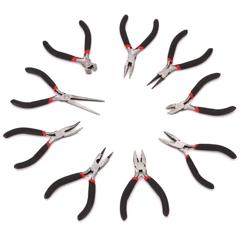 10Pcs Jewelry Making Pliers Tools Kit Jewelry Pliers Set - Pliers for Jewelry Making Supplies, Jewelry Repair, Crafts
10Pcs Jewelry Making Pliers Tools Kit Jewelry Pliers Set - Pliers for Jewelry Making Supplies, Jewelry Repair, Crafts