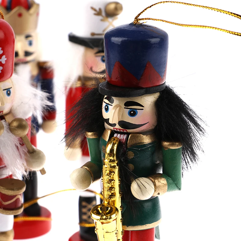 1/5Pcs 12/10.5cm Nutcracker Puppet Ornaments Desktop Decoration Cartoons Walnuts Soldiers Band Dolls Nutcracker Miniatures 
1/5Pcs 12/10.5cm Nutcracker Puppet Ornaments Desktop Decoration Cartoons Walnuts Soldiers Band Dolls Nutcracker Miniatures
