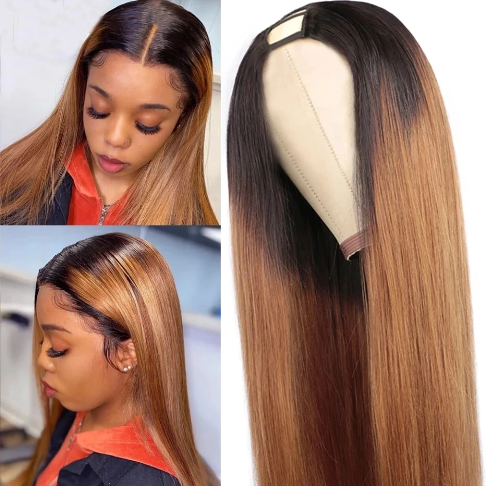 30Inches Ombre Honey Blonde Straight Glueless U Part Human Hair Shape Wigs 250% Remy Full Machine Half Wig With Straps And Combs
30Inches Ombre Honey Blonde Straight Glueless U Part Human Hair Shape Wigs 250% Remy Full Machine Half Wig With Straps And Combs