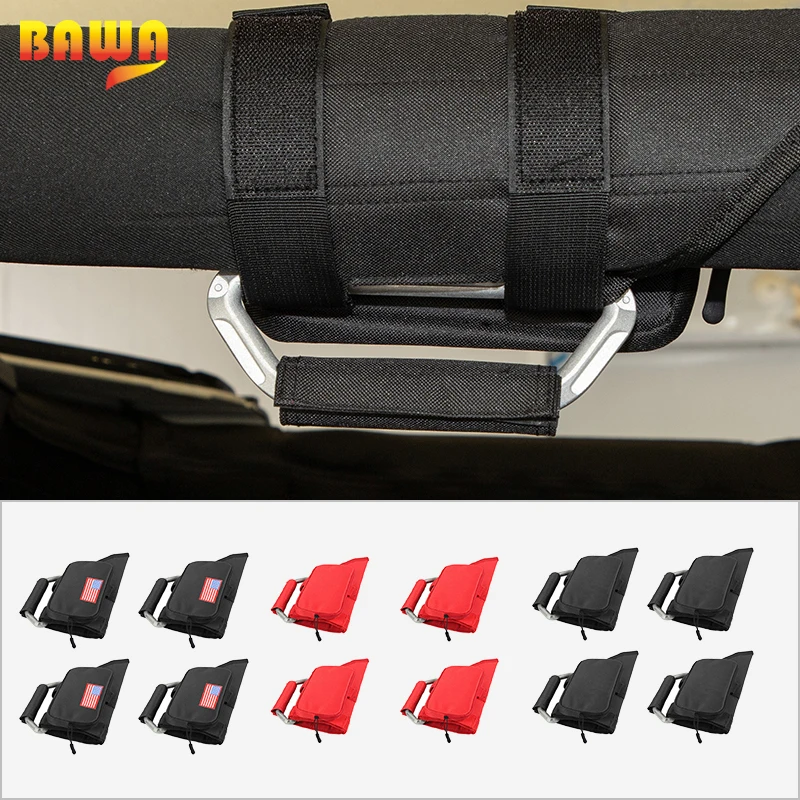 BAWA 4 pcs Weave Grab Handle Rope Strap Accessories for Jeep Wrangler CJ YJ TJ JK Jimny Interior Mouldings Accessories
BAWA 4 pcs Weave Grab Handle Rope Strap Accessories for Jeep Wrangler CJ YJ TJ JK Jimny Interior Mouldings Accessories