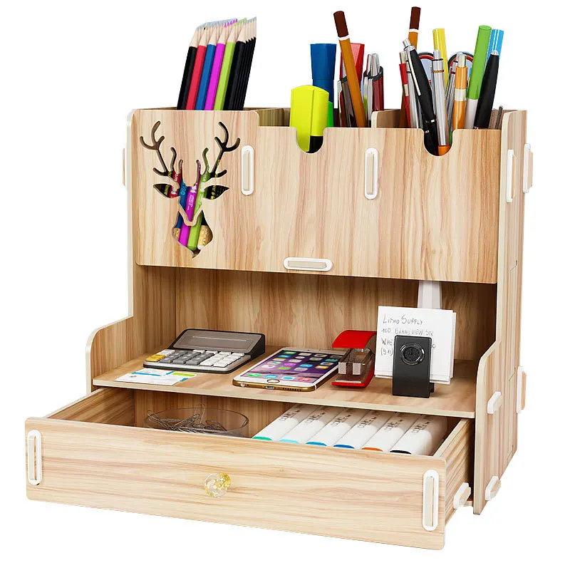 Creative Pen pencil holder Receiving Box Desktop Learning Penholder Office desk organizer storage rack supplies wood
Creative Pen pencil holder Receiving Box Desktop Learning Penholder Office desk organizer storage rack supplies wood