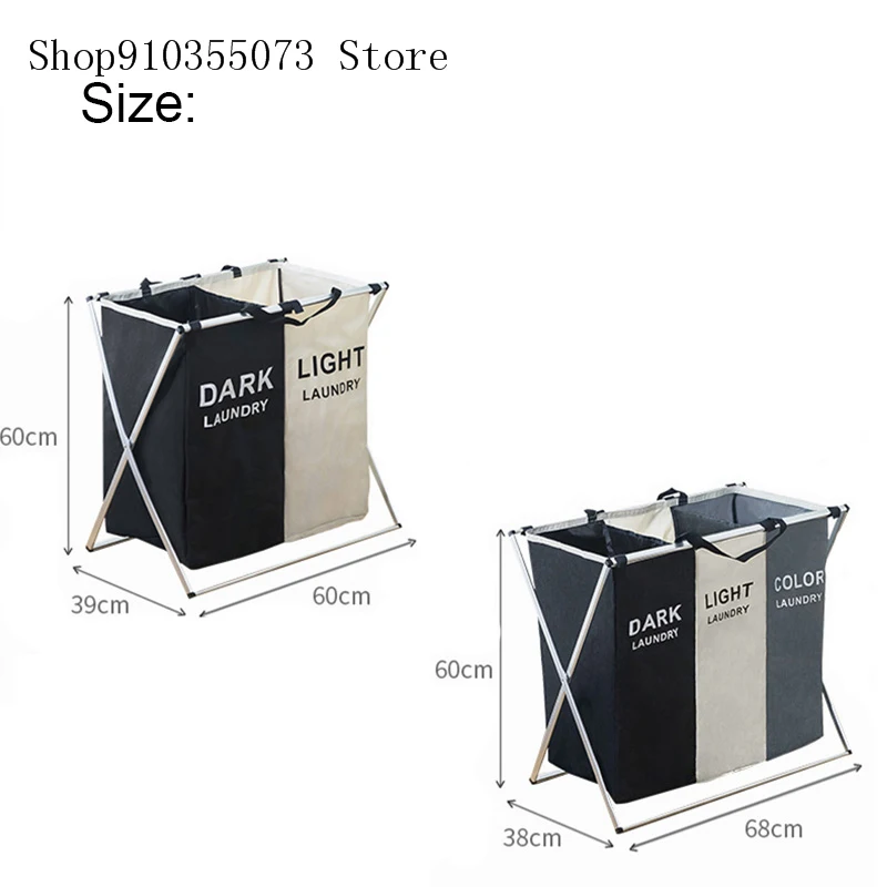 X-shape Foldable Dirty Laundry Basket Organizer Printed Collapsible Three Grid Home Laundry Hamper Sorter Laundry Basket Large 1
X-shape Foldable Dirty Laundry Basket Organizer Printed Collapsible Three Grid Home Laundry Hamper Sorter Laundry Basket Large 1