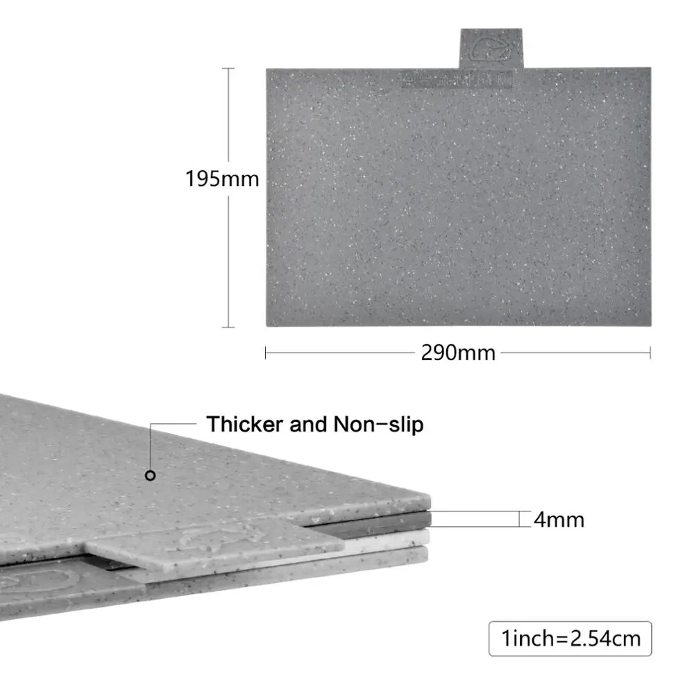 Fissman Anti Bacteria Plastic Cutting Board Marble Coating Plastic Mats Chopping Board with Stand-4pcs set of Cutting Boards
Fissman Anti Bacteria Plastic Cutting Board Marble Coating Plastic Mats Chopping Board with Stand-4pcs set of Cutting Boards