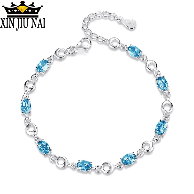 Ocean Love Blue Charm Bracelet Shiny Crystal Silver Female Bracelet luxurious Cute Delicate Valentine's Day birthday gift
Ocean Love Blue Charm Bracelet Shiny Crystal Silver Female Bracelet luxurious Cute Delicate Valentine's Day birthday gift