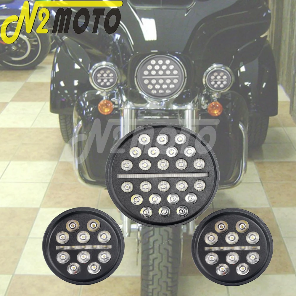 2X 1X Passing Fog Light Lamps DRL Daytime Running Lights For Harley For Harley Touring Street Glide Road King Round Headlight
2X 1X Passing Fog Light Lamps DRL Daytime Running Lights For Harley For Harley Touring Street Glide Road King Round Headlight