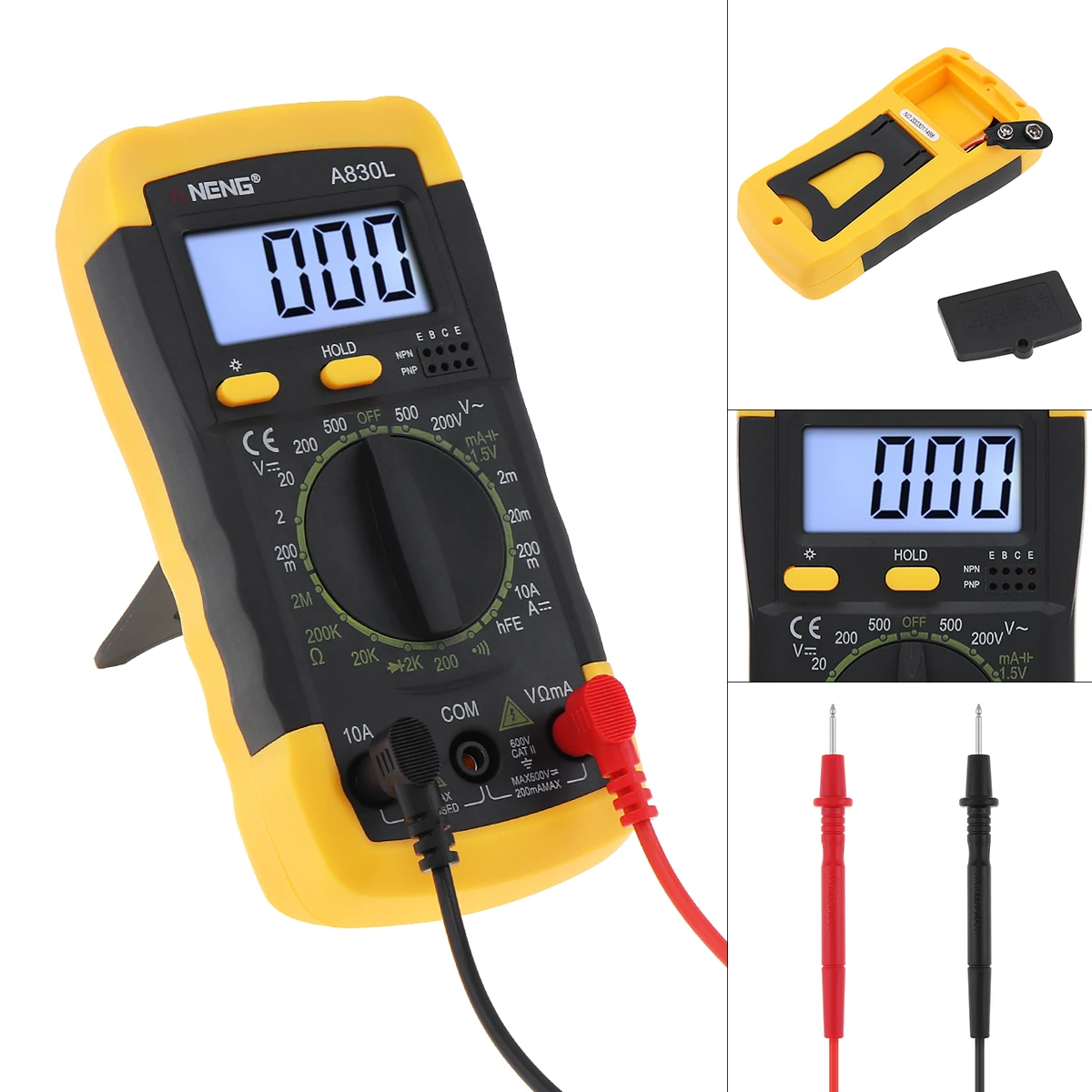 Портативный цифровой мультиметр с ЖК-дисплеем, вольтметр, Омметр переменного/постоянного тока, амперметр, тестер емкости Ом, измерительный ...
Портативный цифровой мультиметр с ЖК-дисплеем, вольтметр, Омметр переменного/постоянного тока, амперметр, тестер емкости Ом, измерительный ...