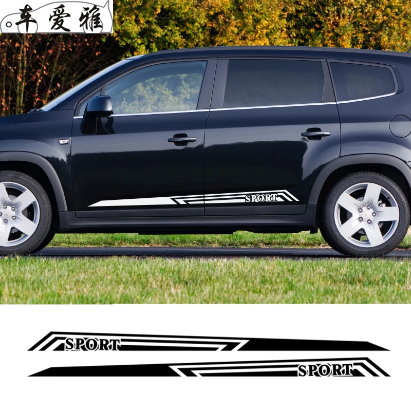 Car Styling Door Side Skirt Decor Stickers Racing Sport Stripes For Chevrolet Orlando Auto Body Vinyl Decal Exterior Accessories
Car Styling Door Side Skirt Decor Stickers Racing Sport Stripes For Chevrolet Orlando Auto Body Vinyl Decal Exterior Accessories