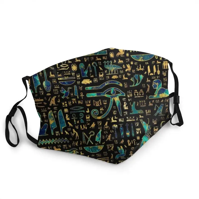 Ancient Egyptian Hieroglyphics Marble And Gold Reusable Mouth Face Men Ethnic Egypt Mask Anti Haze Dustproof Respirator Muffle
Ancient Egyptian Hieroglyphics Marble And Gold Reusable Mouth Face Men Ethnic Egypt Mask Anti Haze Dustproof Respirator Muffle