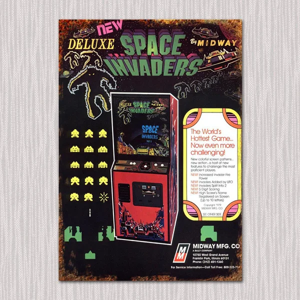 Space Invaders Deluxe Arcade Flyer Tin Sign Metal Sign Metal Poster Metal Decor Metal Painting Wall Sticker Wall Sign
Space Invaders Deluxe Arcade Flyer Tin Sign Metal Sign Metal Poster Metal Decor Metal Painting Wall Sticker Wall Sign