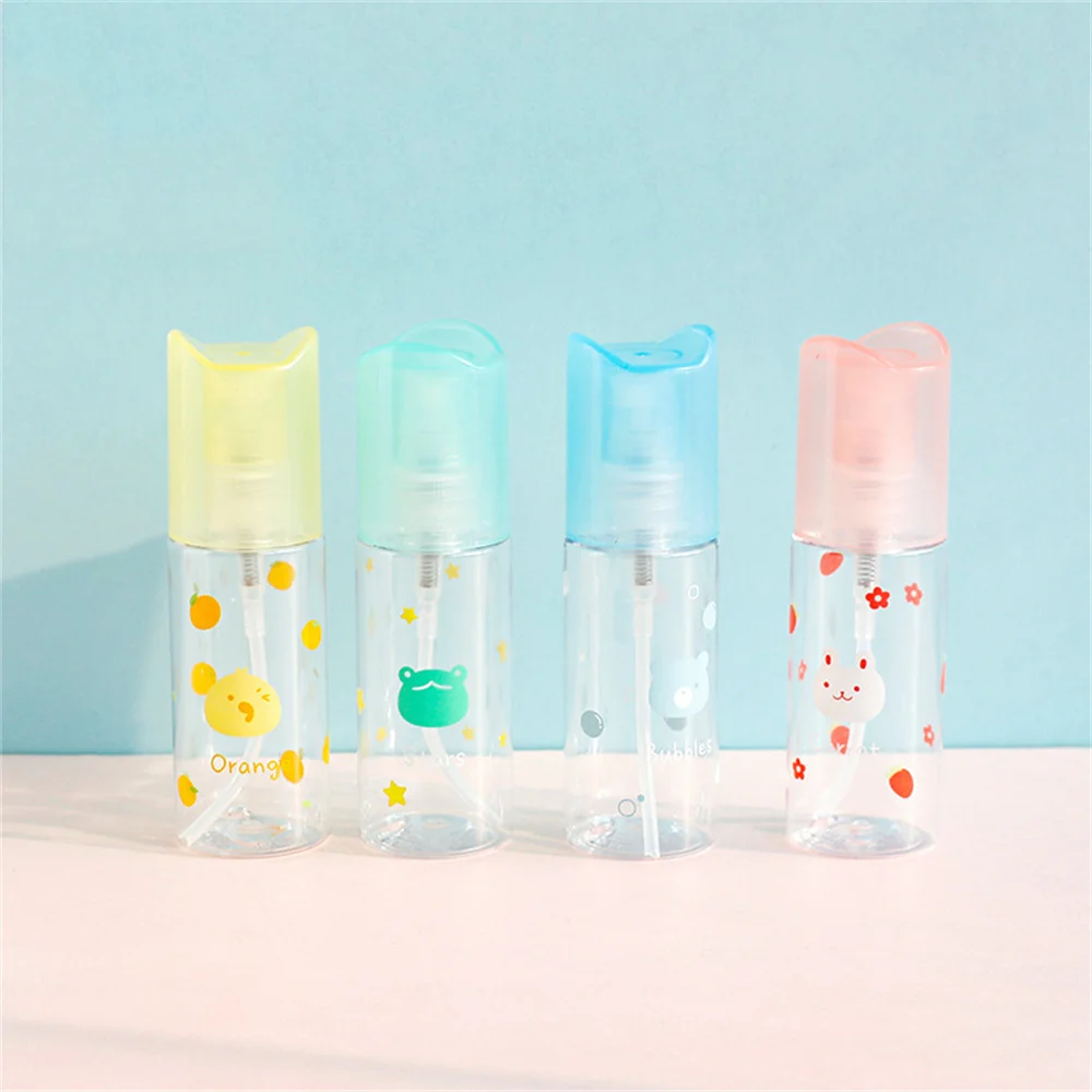 35-85ml Spray Mini Bottle Cosmetic Refillable Bottles Empty Transparent Printed Portable And Cute Hydrating Bottle Wholesale
35-85ml Spray Mini Bottle Cosmetic Refillable Bottles Empty Transparent Printed Portable And Cute Hydrating Bottle Wholesale