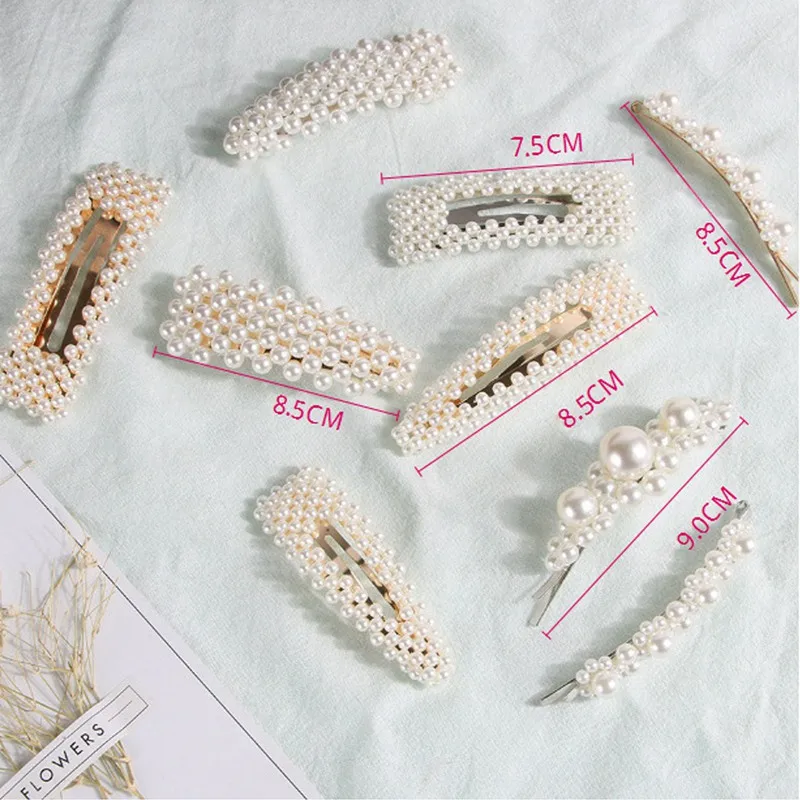 European Pearl Hairpin Set Sweet Temperament Hairpin Straight Clip Edge Clip- Five Piece Set Gold Girl Woman Hair Accessories
European Pearl Hairpin Set Sweet Temperament Hairpin Straight Clip Edge Clip- Five Piece Set Gold Girl Woman Hair Accessories