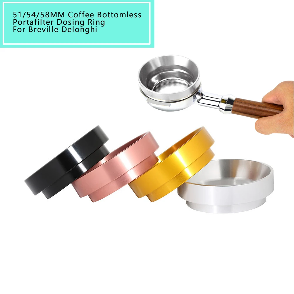 Aluminum IDR Intelligent Dosing Ring For Brewing Bowl Coffee Powder Espresso Barista Tool For 58 51 54MM Profilter Coffee Tamper
Aluminum IDR Intelligent Dosing Ring For Brewing Bowl Coffee Powder Espresso Barista Tool For 58 51 54MM Profilter Coffee Tamper