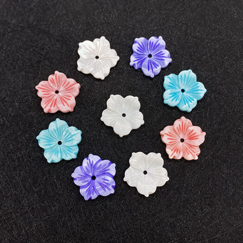 5PCS Natural Freshwater Shell Beads 18mm Dyed Flower-shaped Beads for DIY Handmade Ladies Fashion Necklace Earrings Bracelet
5PCS Natural Freshwater Shell Beads 18mm Dyed Flower-shaped Beads for DIY Handmade Ladies Fashion Necklace Earrings Bracelet