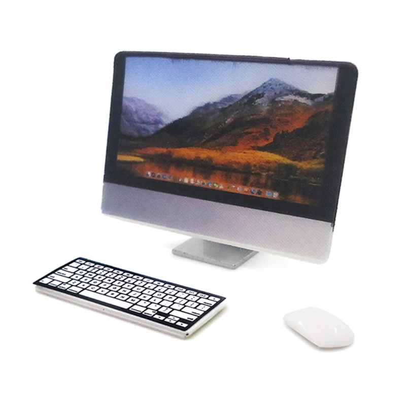 1/12 Mini Dollhouse Miniature Accessories Computer Mouse Keyboard Model Kids Toy
1/12 Mini Dollhouse Miniature Accessories Computer Mouse Keyboard Model Kids Toy